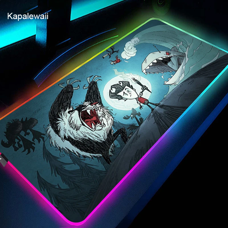LED Light Desk Mat XXL Computer Mousepad Dont Starve 80x30 90x40cm Backlight Keyboard Cover Keyboard Mause Gaming Mouse Pad RGB
LED Light Desk Mat XXL Computer Mousepad Dont Starve 80x30 90x40cm Backlight Keyboard Cover Keyboard Mause Gaming Mouse Pad RGB
