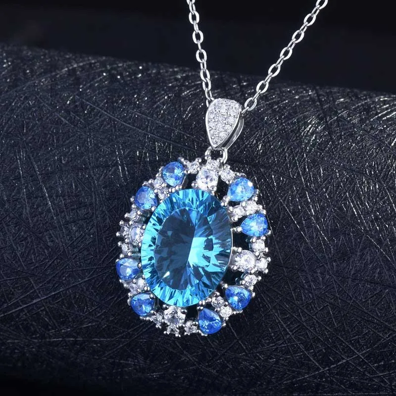 2022 New Trend Oval Pendant Necklace Inlay Shine Crysat AAA Zircon Fashion 925 Silvery Jewelry For Women Wedding Engagement Gift
2022 New Trend Oval Pendant Necklace Inlay Shine Crysat AAA Zircon Fashion 925 Silvery Jewelry For Women Wedding Engagement Gift