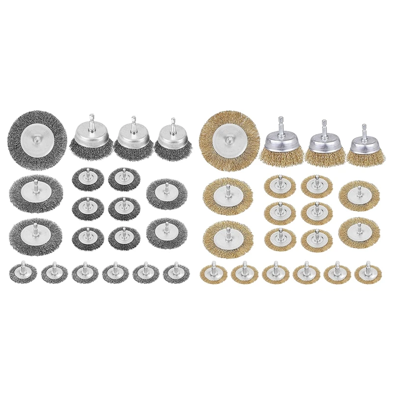 Wire Wheel Cup Brush Set, Coarse Crimped-Wire Brushes For Drill Rust Removal Cleaning Abrasive,1/4-Inch Shank-20Pack
Wire Wheel Cup Brush Set, Coarse Crimped-Wire Brushes For Drill Rust Removal Cleaning Abrasive,1/4-Inch Shank-20Pack