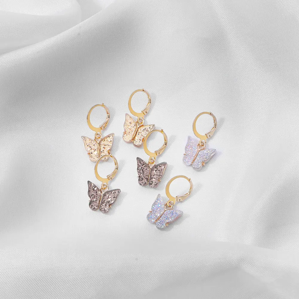 Милые серьги-бабочки IPARAM для женщин и девушек, блестящие серьги-подвески в виде бабочки, модные вечерние ювелирные изделия, подарок
Милые серьги-бабочки IPARAM для женщин и девушек, блестящие серьги-подвески в виде бабочки, модные вечерние ювелирные изделия, подарок