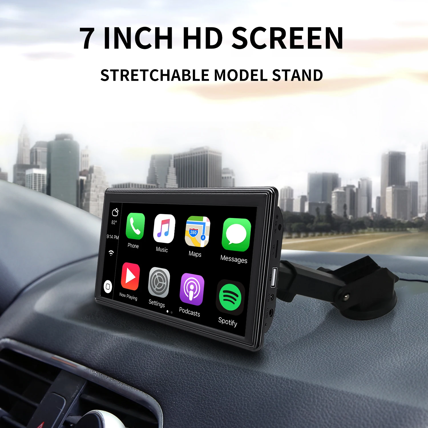 Беспроводная Автомагнитола Carplay на Android, портативный 7-дюймовый Android-плеер, радио, универсальные автомобильные видеопроигрыватели, 1/2din
Беспроводная Автомагнитола Carplay на Android, портативный 7-дюймовый Android-плеер, радио, универсальные автомобильные видеопроигрыватели, 1/2din