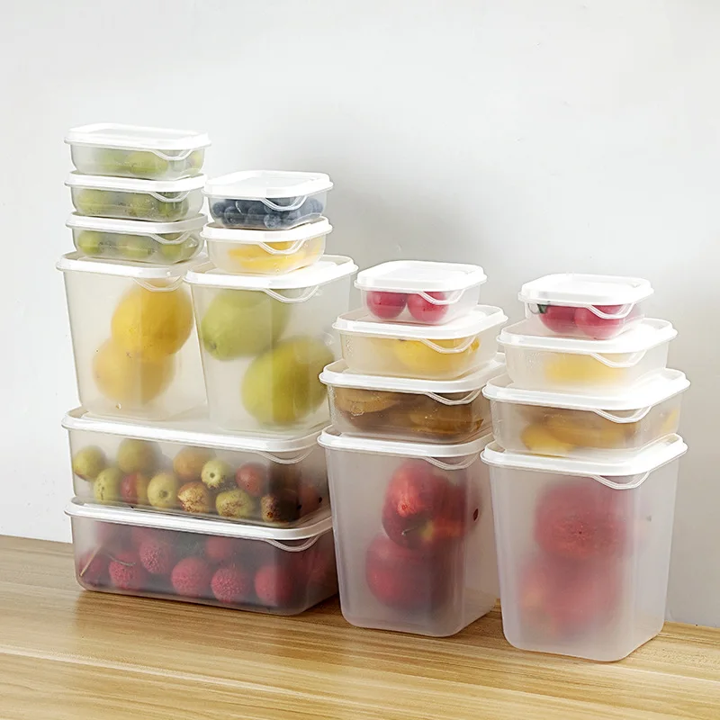 17 Piece Set Refrigerator Food Sealed Crisper Food Grade Refrigerator Food Storage Container with Lid Food Fresh Keeping Box
17 Piece Set Refrigerator Food Sealed Crisper Food Grade Refrigerator Food Storage Container with Lid Food Fresh Keeping Box