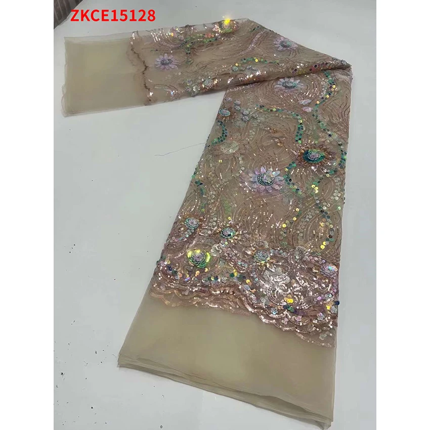 African Lace 2022 New Arrival Multi Colour Beaded French Dress Cloth Low Price Nigerian Tulle Fine Sequins Fabric ZKCE15128
African Lace 2022 New Arrival Multi Colour Beaded French Dress Cloth Low Price Nigerian Tulle Fine Sequins Fabric ZKCE15128