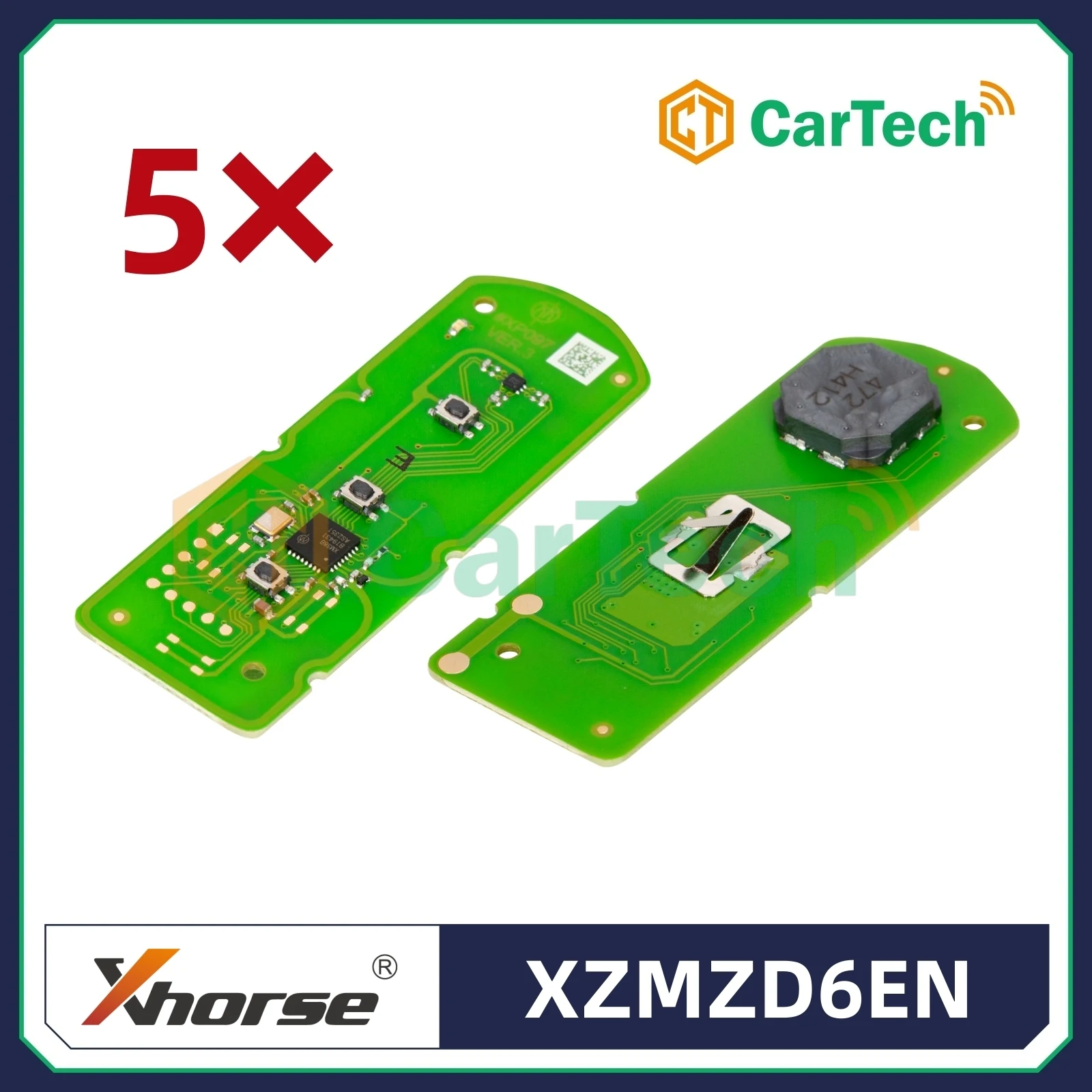 5 шт. Xhorse XZMZD6EN специальный пульт дистанционного управления для печатной платы 3 кнопки исключительно для Mazda без корпуса ключа
5 шт. Xhorse XZMZD6EN специальный пульт дистанционного управления для печатной платы 3 кнопки исключительно для Mazda без корпуса ключа