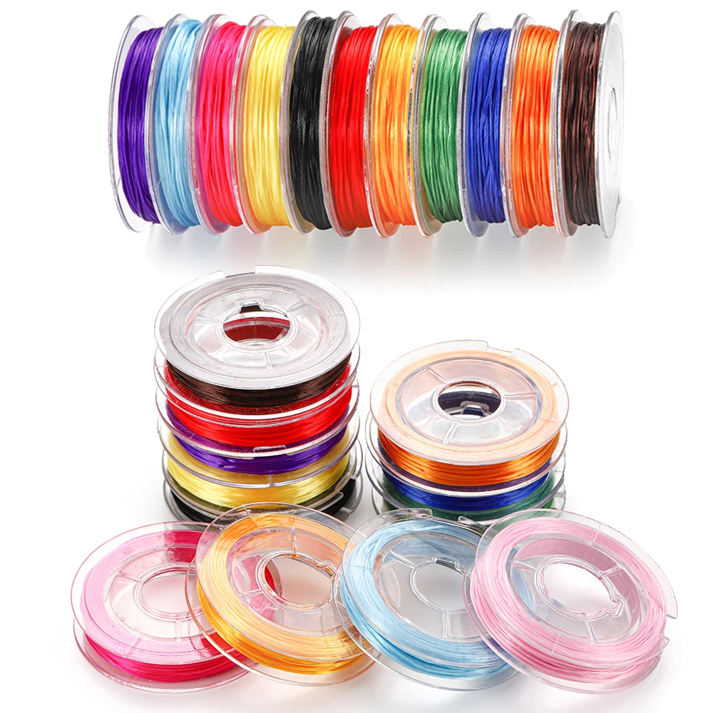 10m/Roll Flexible Elastic Cord Thread 13 Colors Beading Rope For DIY Braided Bracelet Necklace Jewelry Making Finding Accessorie
10m/Roll Flexible Elastic Cord Thread 13 Colors Beading Rope For DIY Braided Bracelet Necklace Jewelry Making Finding Accessorie