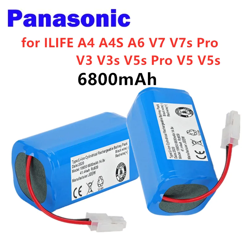 NEW/14.8V 6800mah Lithium Battery For ILIFE A4 A4s V7 A6 V7s Plus Robot Vacuum Cleaner ILife 4S 1P Full Capacity 
NEW/14.8V 6800mah Lithium Battery For ILIFE A4 A4s V7 A6 V7s Plus Robot Vacuum Cleaner ILife 4S 1P Full Capacity