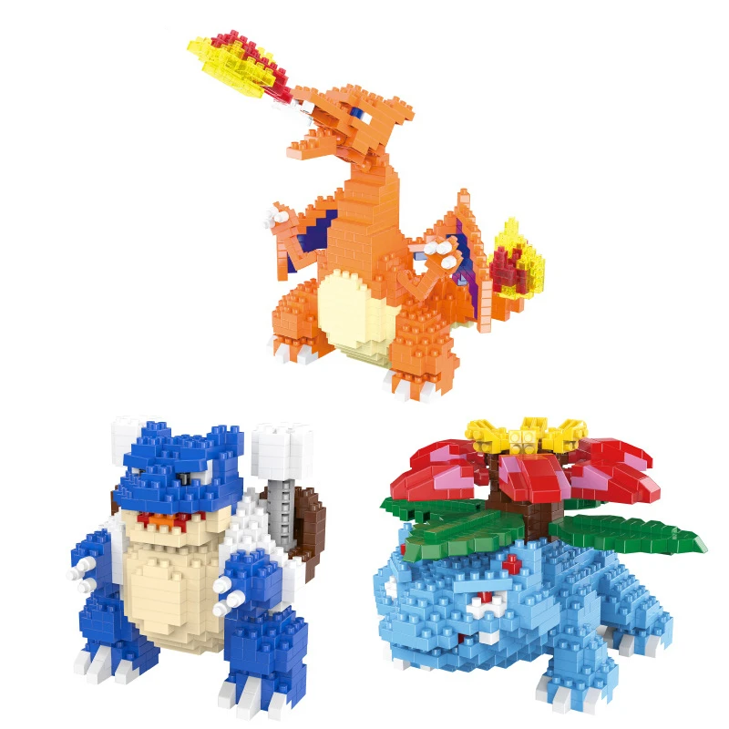 Genuine Pokemon Kids Toys Pikachu Charizard Venusaur Figure Model Building Block DIY Assembled Mini Bricks Boys Birthday Gifts
Genuine Pokemon Kids Toys Pikachu Charizard Venusaur Figure Model Building Block DIY Assembled Mini Bricks Boys Birthday Gifts
