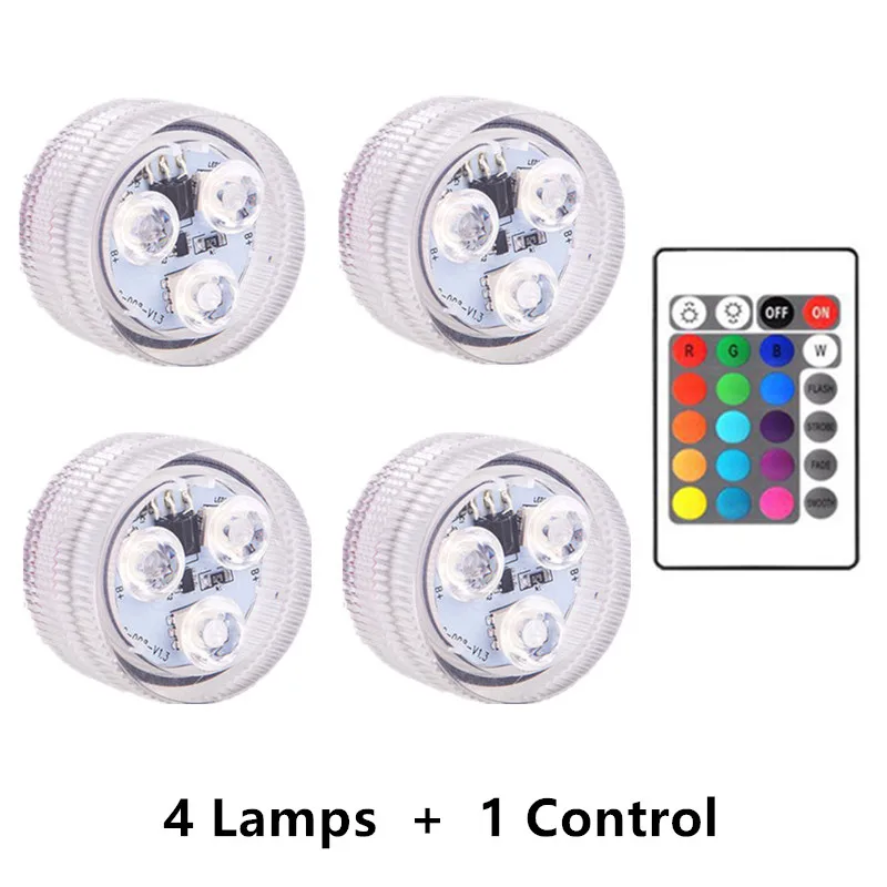 Underwater Light IP68 Waterproof Led Pool Light Submarine Light IR Remote Control Outdoor Lighting Fishing Light Vase Decoration
Underwater Light IP68 Waterproof Led Pool Light Submarine Light IR Remote Control Outdoor Lighting Fishing Light Vase Decoration