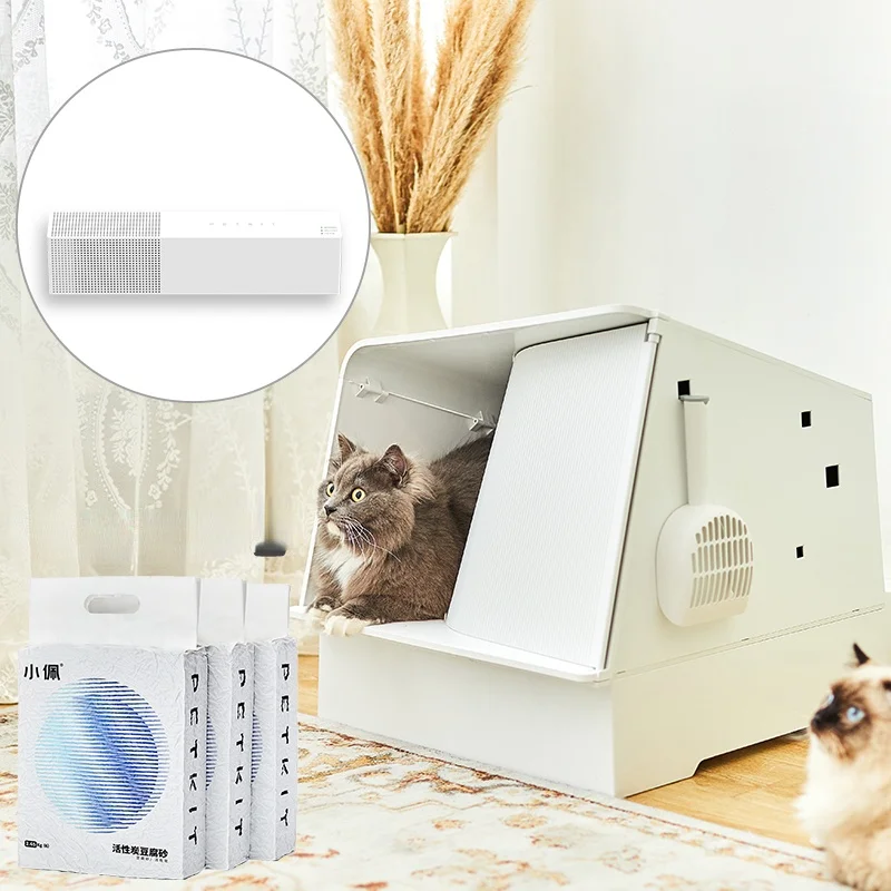 Large Cleaner Closed sandbox cat Automatic Self villa Cleaning Ability Urniture Cat Litter Modern Arenero Gato Pet Products
Large Cleaner Closed sandbox cat Automatic Self villa Cleaning Ability Urniture Cat Litter Modern Arenero Gato Pet Products