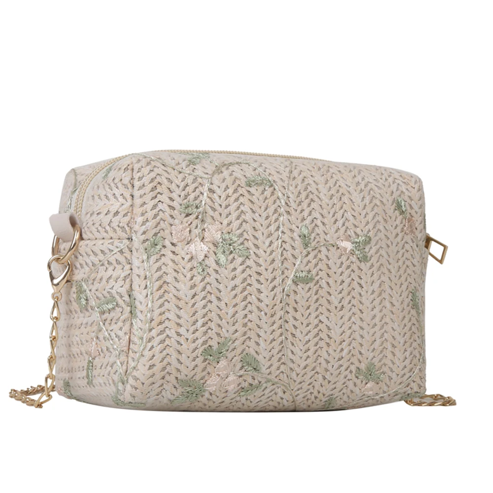 Women Fashion Shopping Bag Casual Zipper Straw Ladies Bag Lightweight Breathable Floral Pattern for Travel Vacation Daily
Women Fashion Shopping Bag Casual Zipper Straw Ladies Bag Lightweight Breathable Floral Pattern for Travel Vacation Daily