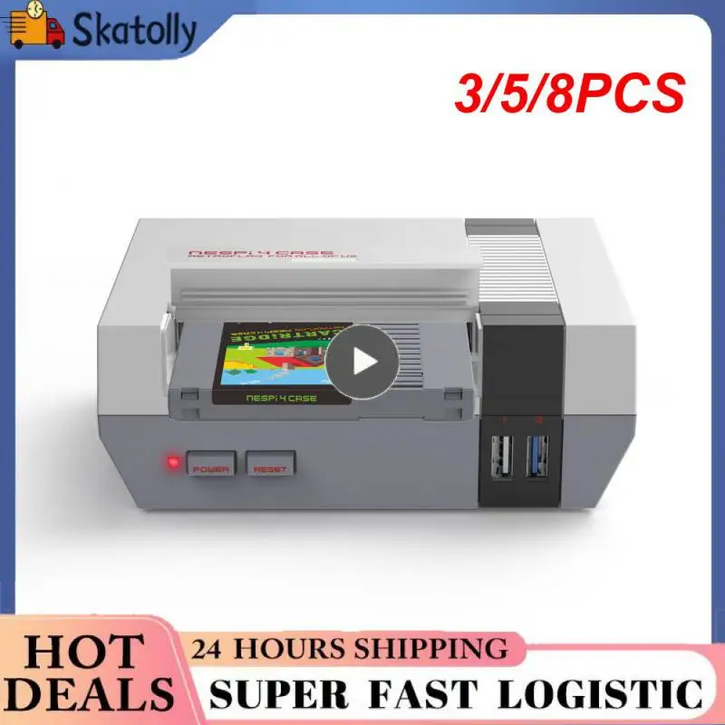 3/5/8PCS Led Power Indicator Geeekpi Game 4pi Nes 4pi Style Case Kit Better Heat Dissipation Nespi 4 Case Compact High-quality
3/5/8PCS Led Power Indicator Geeekpi Game 4pi Nes 4pi Style Case Kit Better Heat Dissipation Nespi 4 Case Compact High-quality