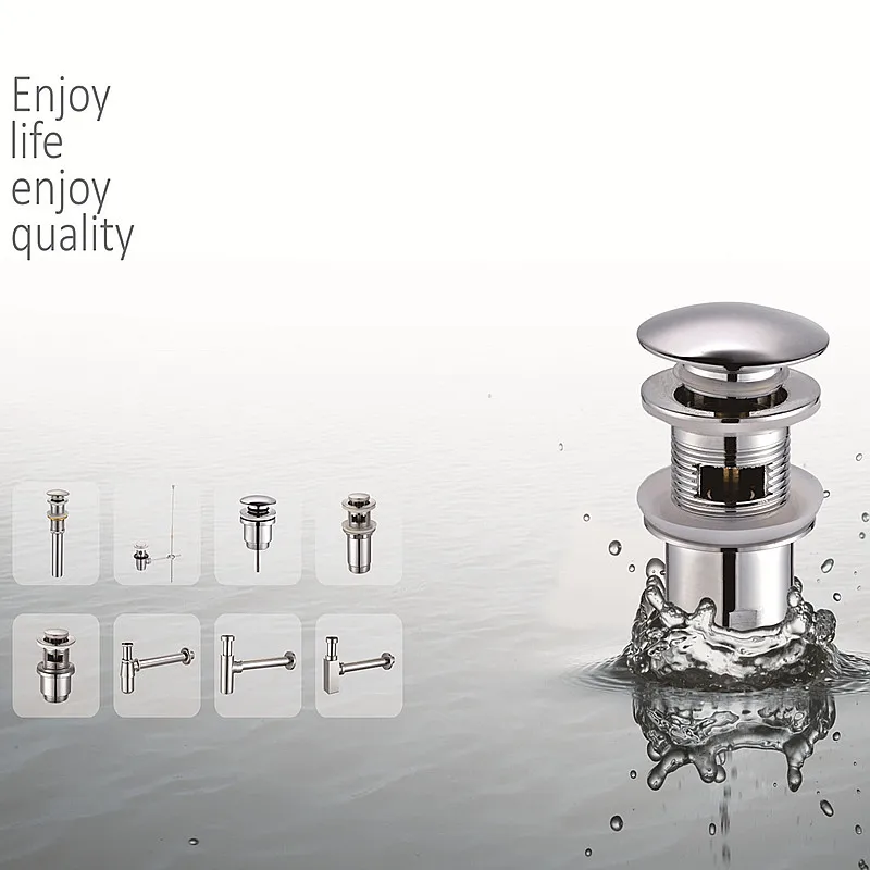 Bathroom Basin Sink Pop Up Drain Bathroom Faucet Accessories Brass Waste Stopper Matt Black/Chrome/Rose Gold/Brushed Gold
Bathroom Basin Sink Pop Up Drain Bathroom Faucet Accessories Brass Waste Stopper Matt Black/Chrome/Rose Gold/Brushed Gold