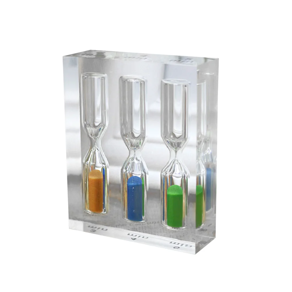 3 in 1 Transparent Acrylic Sand Timer 3 4 5 Minutes Colorful Hourglass Sand Clock Timers for Home Office Kitchen
3 in 1 Transparent Acrylic Sand Timer 3 4 5 Minutes Colorful Hourglass Sand Clock Timers for Home Office Kitchen