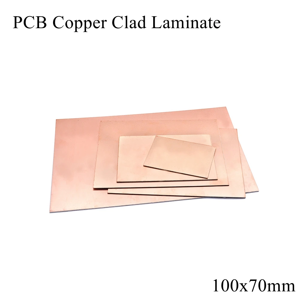 100x70mm PCB Single Double Side Copper Clad Laminate Plate DIY Kit Epoxy Fiber Circuit Board FR4 Fiberboard Etching CCL 10x7cm
100x70mm PCB Single Double Side Copper Clad Laminate Plate DIY Kit Epoxy Fiber Circuit Board FR4 Fiberboard Etching CCL 10x7cm