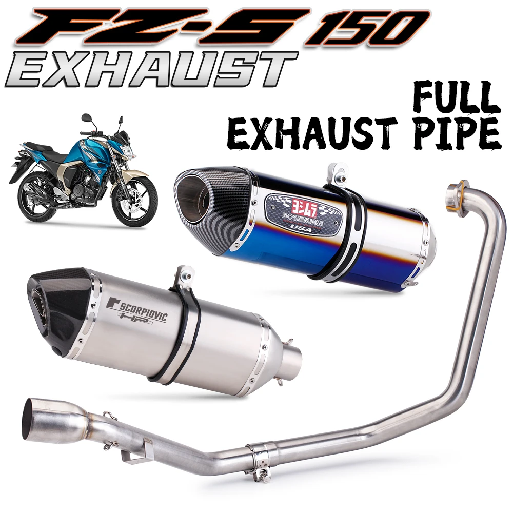 for yamaha fz s150 fzs150 fz s125 fzs125 Motorcycle Full Exhaust System Link Pipe
for yamaha fz s150 fzs150 fz s125 fzs125 Motorcycle Full Exhaust System Link Pipe