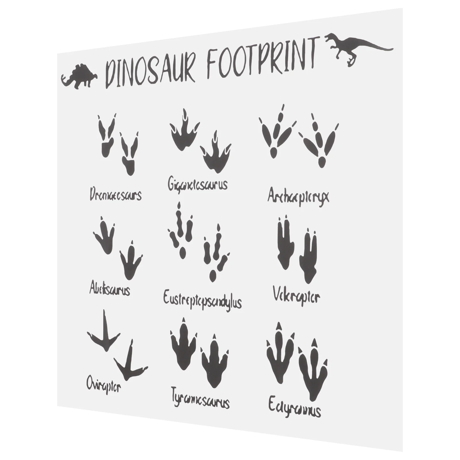 Dinosaur Footprints Wall Sticker Adhesive Dinosaur Footprint Decal for Children Room 
Dinosaur Footprints Wall Sticker Adhesive Dinosaur Footprint Decal for Children Room