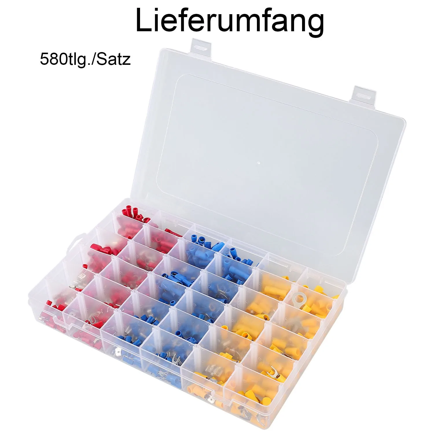 Versatile Cold Pressed Terminal Set 580pcs Set with 36 Assorted Types Waterproof Terminals for Various Applications
Versatile Cold Pressed Terminal Set 580pcs Set with 36 Assorted Types Waterproof Terminals for Various Applications