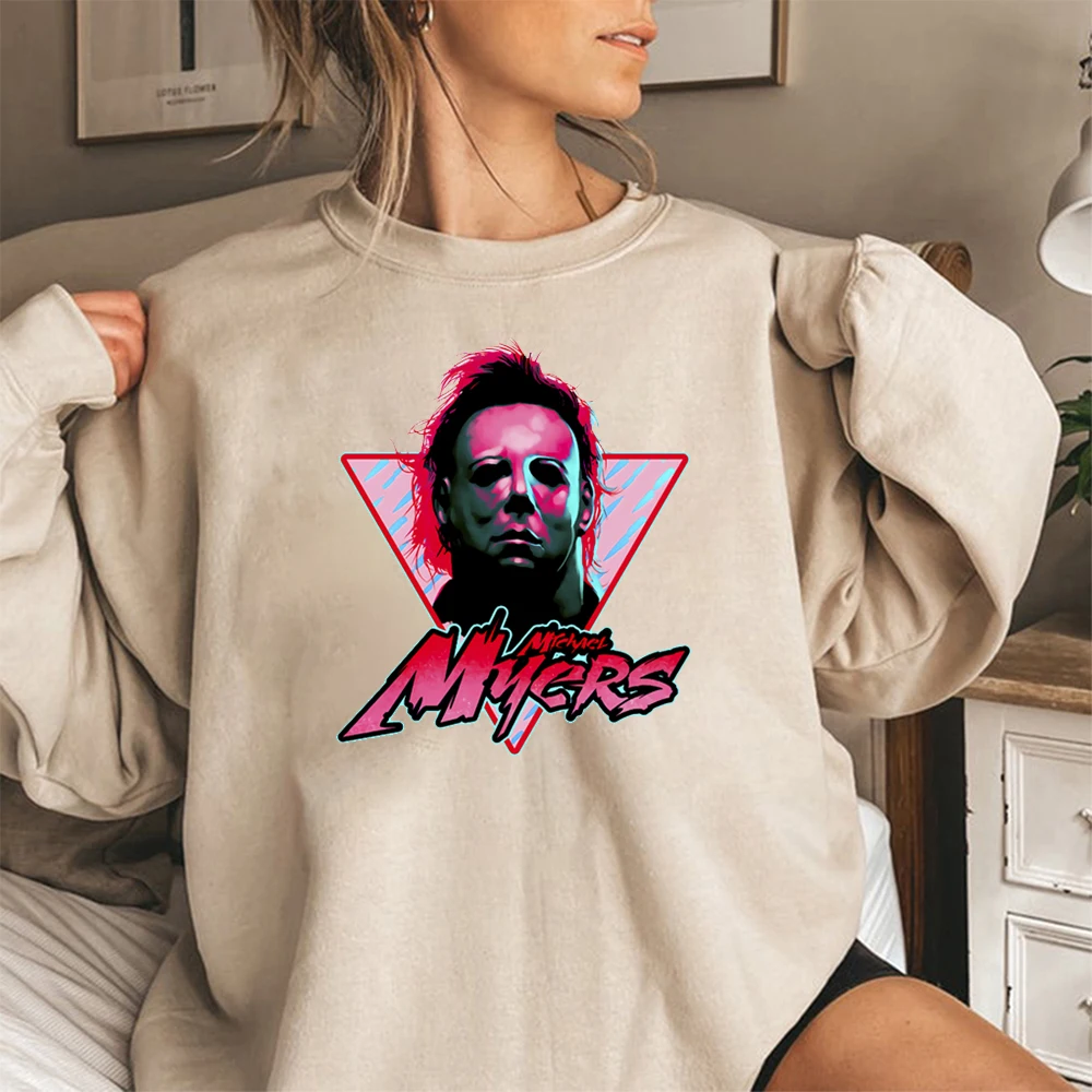 Rheaclot Michael Myers Women's Cotton Tops Female Funny Fashion Long Sleeves Sweatshirt
Rheaclot Michael Myers Women's Cotton Tops Female Funny Fashion Long Sleeves Sweatshirt