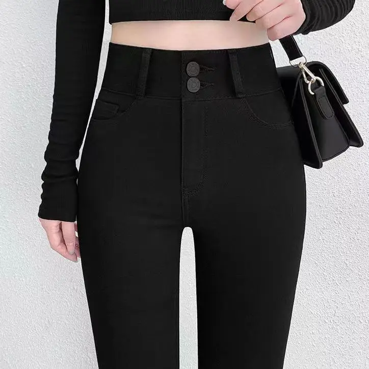 2023 New Winter Warm Jeans Women Pants High Waist Casual Velvet Ladies Trousers Female Pantalon Denim Jeans Pencil Pants L12
2023 New Winter Warm Jeans Women Pants High Waist Casual Velvet Ladies Trousers Female Pantalon Denim Jeans Pencil Pants L12