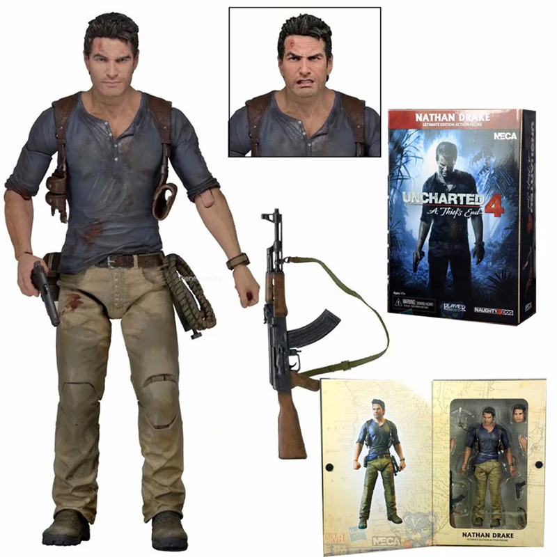 NECA Uncharted 4 A краж's end Нейтан Дрейк Ultimate Edition ПВХ экшн-фигурка игрушка кукла подарок
NECA Uncharted 4 A краж's end Нейтан Дрейк Ultimate Edition ПВХ экшн-фигурка игрушка кукла подарок