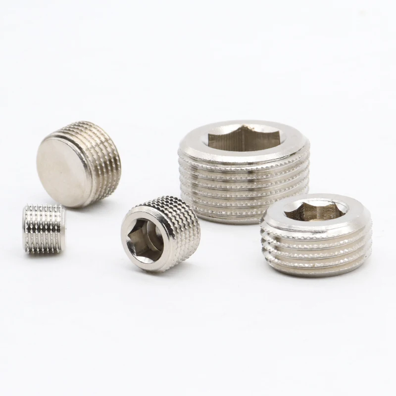 HASCO Male Thread Brass Hex Socket End Cap Plug Pipe Fitting Z94/R1/8 R1/4 R3/8 R1/2
HASCO Male Thread Brass Hex Socket End Cap Plug Pipe Fitting Z94/R1/8 R1/4 R3/8 R1/2