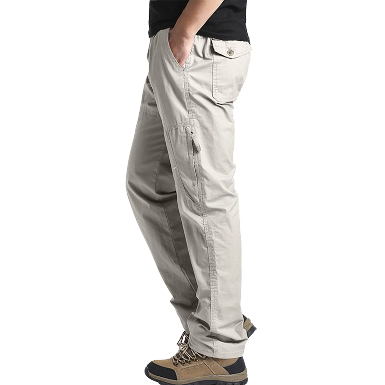 Toddler Slip Mens Fashion Casual Multi Pocket Zipper Buckle Male Cargo Pants Outdoor Pants Tooling Pants
Toddler Slip Mens Fashion Casual Multi Pocket Zipper Buckle Male Cargo Pants Outdoor Pants Tooling Pants