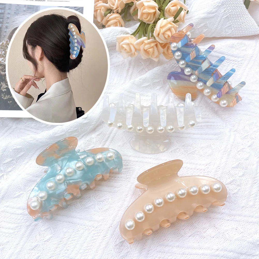 Headwear for Women Makeup Bath Hair Accessories Geometric Hairpin Acrylic Crab Hair Clip Shark Clip Barrette Crab Hair Claw
Headwear for Women Makeup Bath Hair Accessories Geometric Hairpin Acrylic Crab Hair Clip Shark Clip Barrette Crab Hair Claw