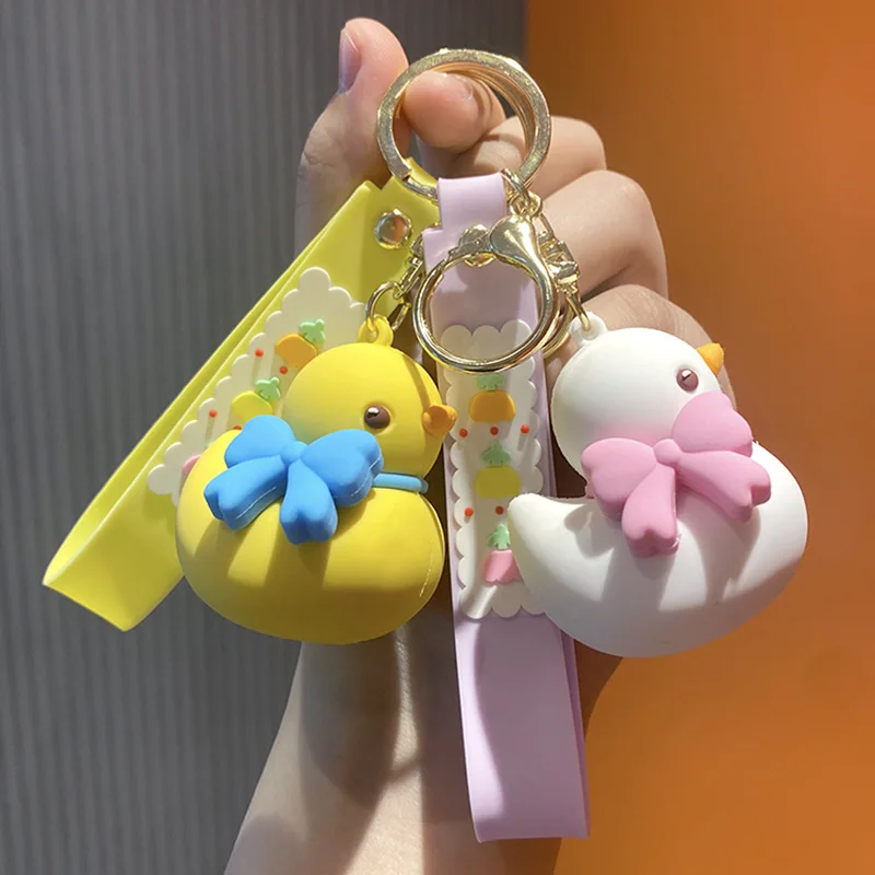 Creative Cute Little Yellow Duck Doll Cartoon Keychain Student Bag Pendant Men Women Car Key Ring Couple Jewelry Festival Gift
Creative Cute Little Yellow Duck Doll Cartoon Keychain Student Bag Pendant Men Women Car Key Ring Couple Jewelry Festival Gift