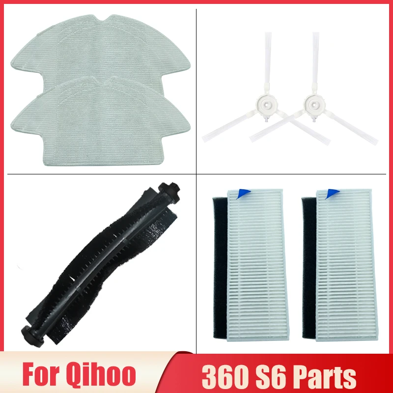 Main Roller Brush Side Brush Mop Cloth Hepa Filter Replacement For Qihoo 360 S6 Robotic Vacuum Cleaner Mop Rags Accessories
Main Roller Brush Side Brush Mop Cloth Hepa Filter Replacement For Qihoo 360 S6 Robotic Vacuum Cleaner Mop Rags Accessories