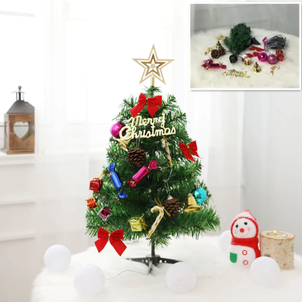 50cm Christmas Tree DIY Package with Lights Christmas Decoration Table Top Mini Christmas Tree Ornaments Shopping Mall
50cm Christmas Tree DIY Package with Lights Christmas Decoration Table Top Mini Christmas Tree Ornaments Shopping Mall