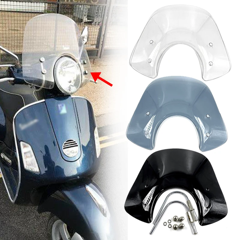 Ветровое стекло для мотоцикла Piaggio Vespa LX50 LX125 LX150 GT200 GTS250 300
