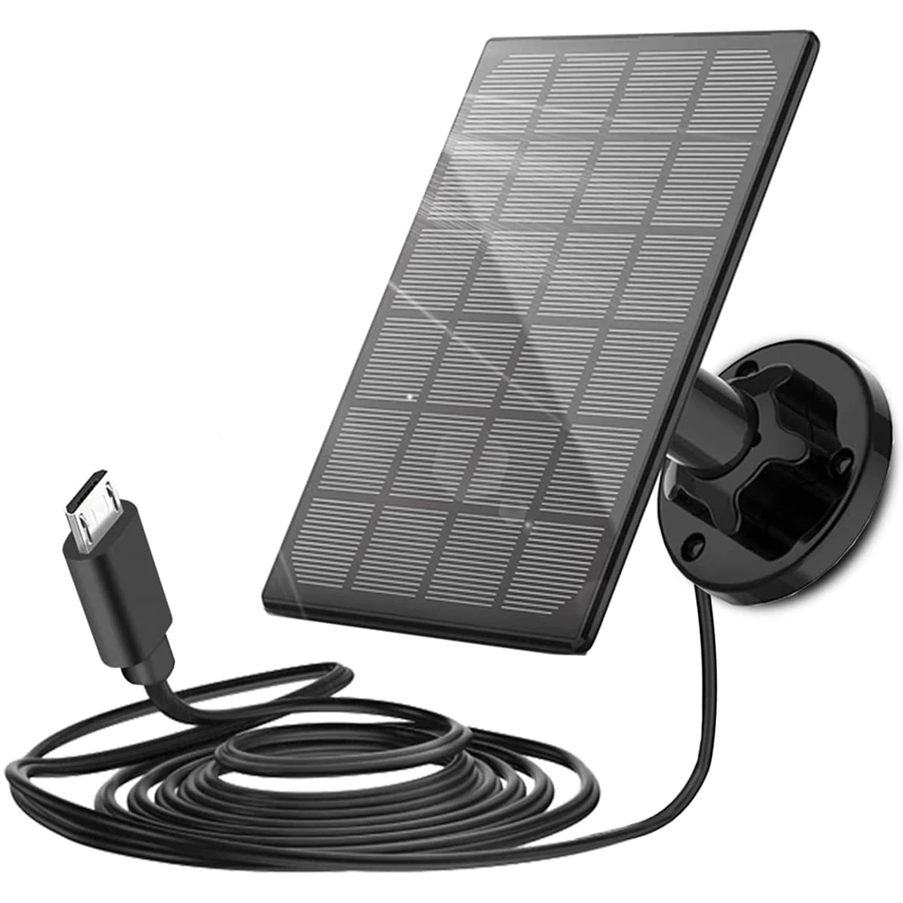 Solar Panel Wireless Outdoor Solar Security Camera Waterproof Solar Panel with Android Port Cable
Solar Panel Wireless Outdoor Solar Security Camera Waterproof Solar Panel with Android Port Cable