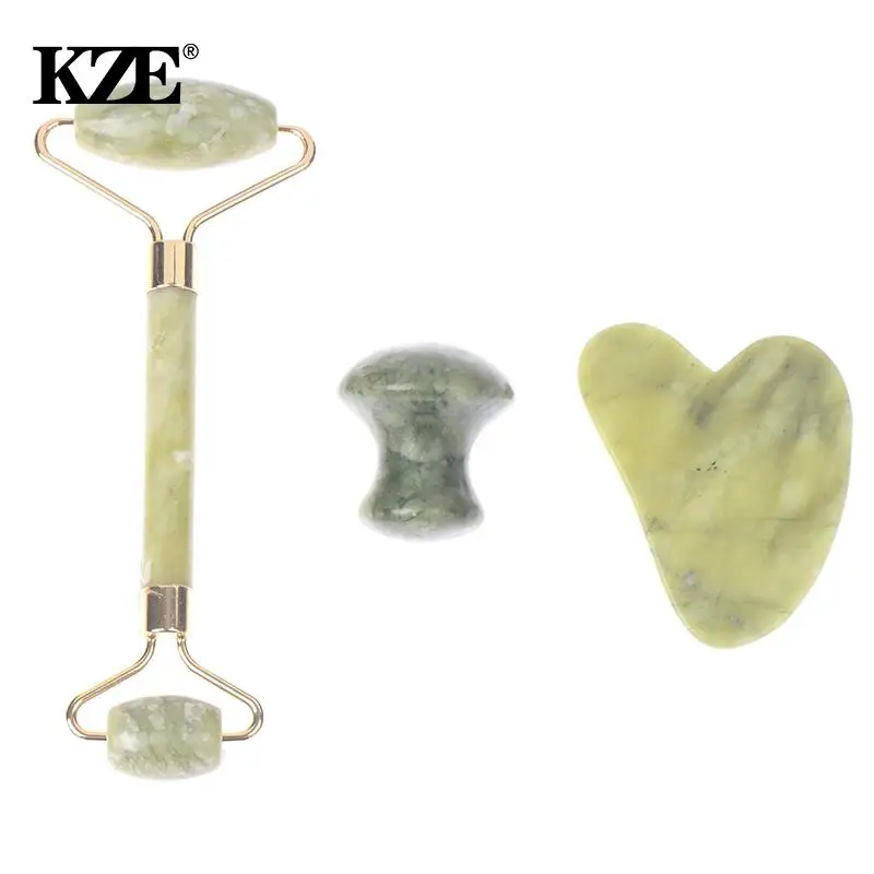 Natural Jade Roller Scraping Guasha Board Set + Mushroom Head Scraper Face Lift Tools Set Skin Care Facial Slimming Massager
Natural Jade Roller Scraping Guasha Board Set + Mushroom Head Scraper Face Lift Tools Set Skin Care Facial Slimming Massager