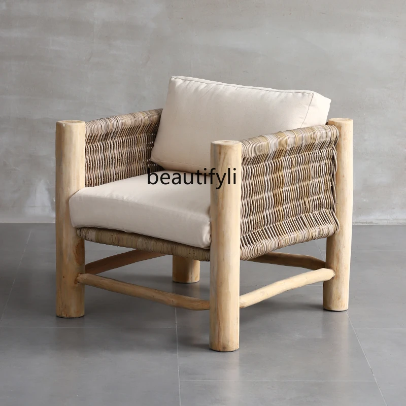 yj Rattan Living Room Simple Couch Modern Household Japanese Fabric Leisure Single Seat Chair
yj Rattan Living Room Simple Couch Modern Household Japanese Fabric Leisure Single Seat Chair