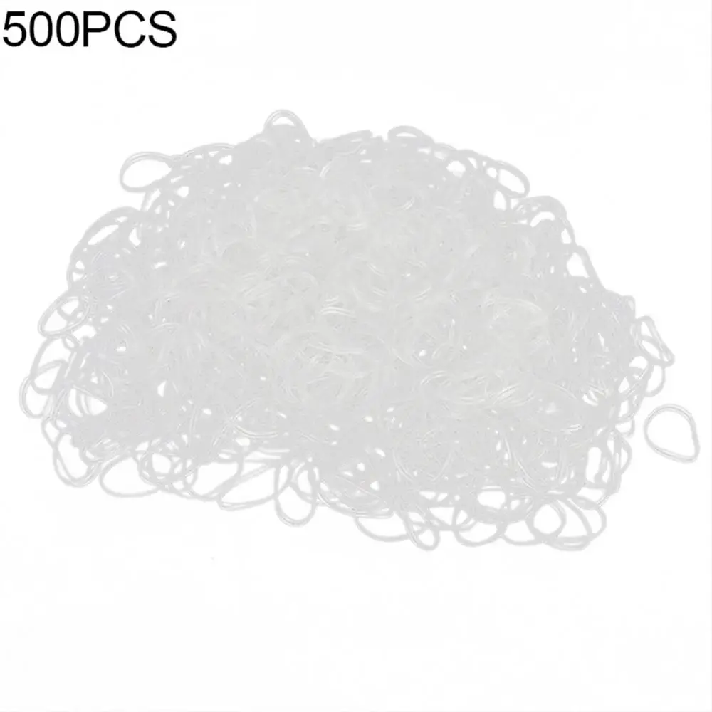 500Pcs Disposable Clear Rubber Band Elastic Hair Ring Bind Tie Ponytail Holder
500Pcs Disposable Clear Rubber Band Elastic Hair Ring Bind Tie Ponytail Holder