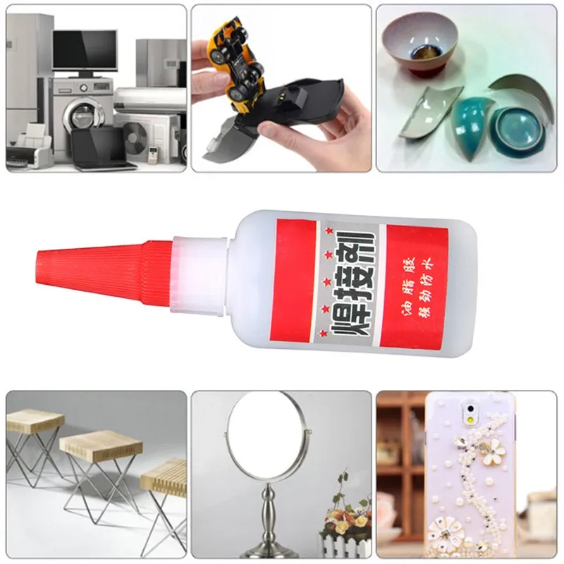Universal Welding Glue Plastic Wood Metal Rubber Tire Repair Glue Soldering For Ceramic Metal Glass Jade Rubber Wood Plastic
Universal Welding Glue Plastic Wood Metal Rubber Tire Repair Glue Soldering For Ceramic Metal Glass Jade Rubber Wood Plastic