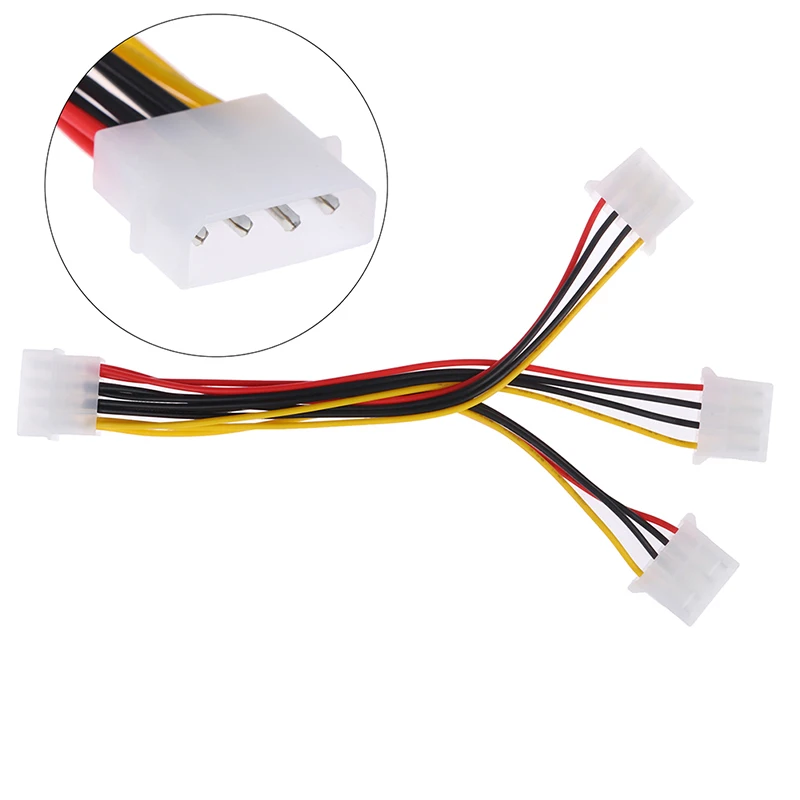 4-контактный IDE 1-в-3 Molex IDE разъем питания разделитель Удлинительный кабель адаптера
4-контактный IDE 1-в-3 Molex IDE разъем питания разделитель Удлинительный кабель адаптера