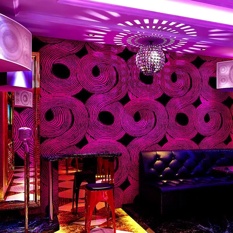 

Wallpap Karaoke Hall 3D Background Wall Wallpaper Decoration Corridor Wall Covering 3d Wallpaper Wallpapers for Living Room