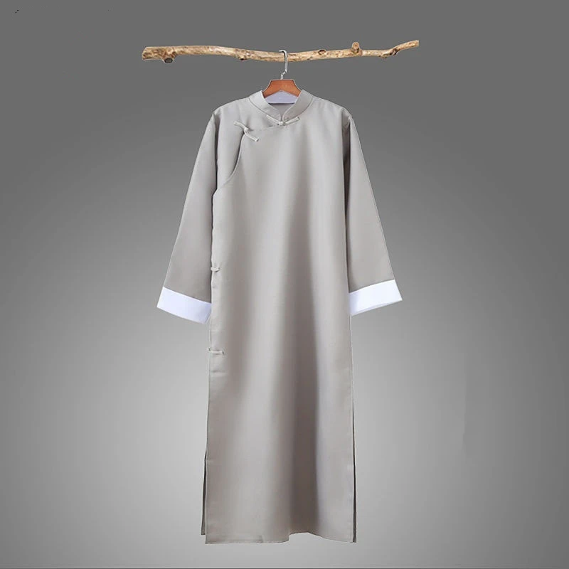 

Chinese Style Abaya For Men Muslim Dubai Clothing Turkey Arab Kaftan African Satin Islam Robes Jilbab Freeshipping Fashion 2023
