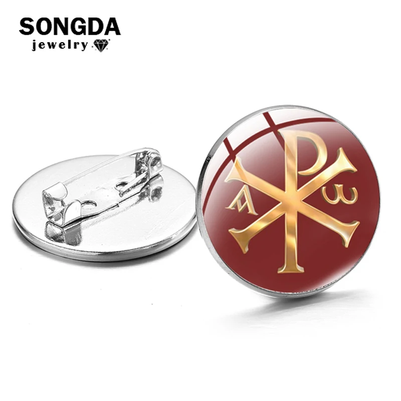 Christian Icon Jesuit Seal Badge Brooch Art Photo Glass Cabochon Lapel Pin Man Women Clothes Button Backpack Jewelry Accessories
Christian Icon Jesuit Seal Badge Brooch Art Photo Glass Cabochon Lapel Pin Man Women Clothes Button Backpack Jewelry Accessories