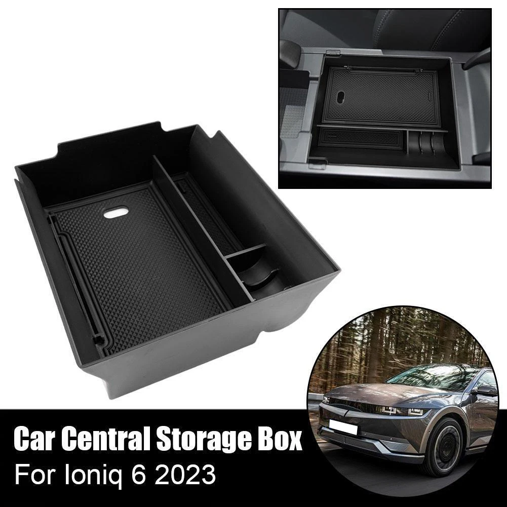 Car Center Control Armrest Box Storage Tray For Hyundai For Ioniq 6 2023 Black ABS Car Central Storage Box Car Interior Accessor
Car Center Control Armrest Box Storage Tray For Hyundai For Ioniq 6 2023 Black ABS Car Central Storage Box Car Interior Accessor