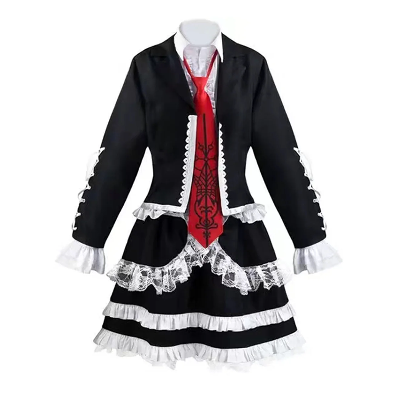 Аниме Yasuhiro Taeko Косплей Celestia Ludenberg Костюм Партия Униформа Полный комплект Женская