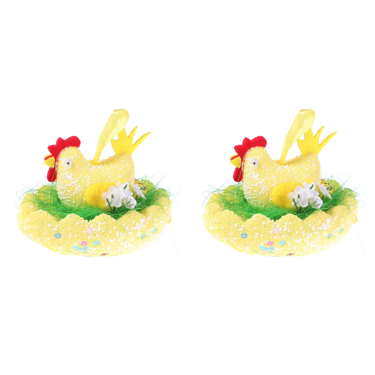 2pcs Easter Henroost Ornaments Hanging Chicken Pendants Decor Supplies for Home Shop Office
2pcs Easter Henroost Ornaments Hanging Chicken Pendants Decor Supplies for Home Shop Office