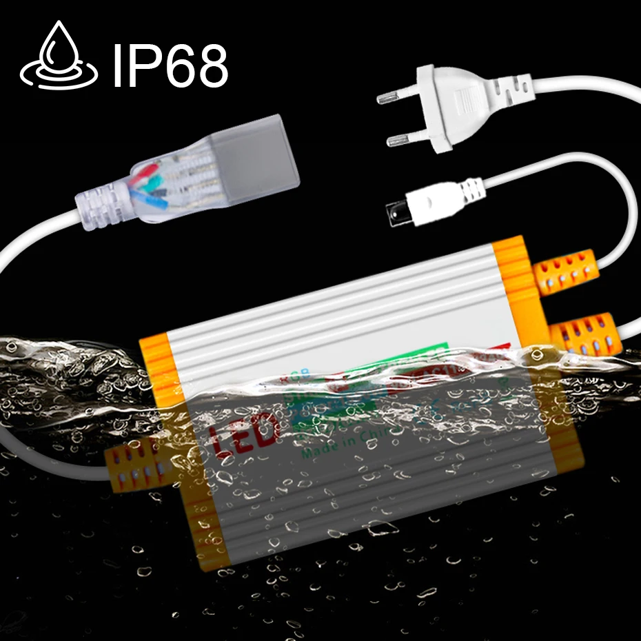 

Водонепроницаемый светодиодный трансформатор питания IP68 ДЛЯ RGB светодиодной ленты, штепсельная вилка европейского стандарта, адаптер пита...