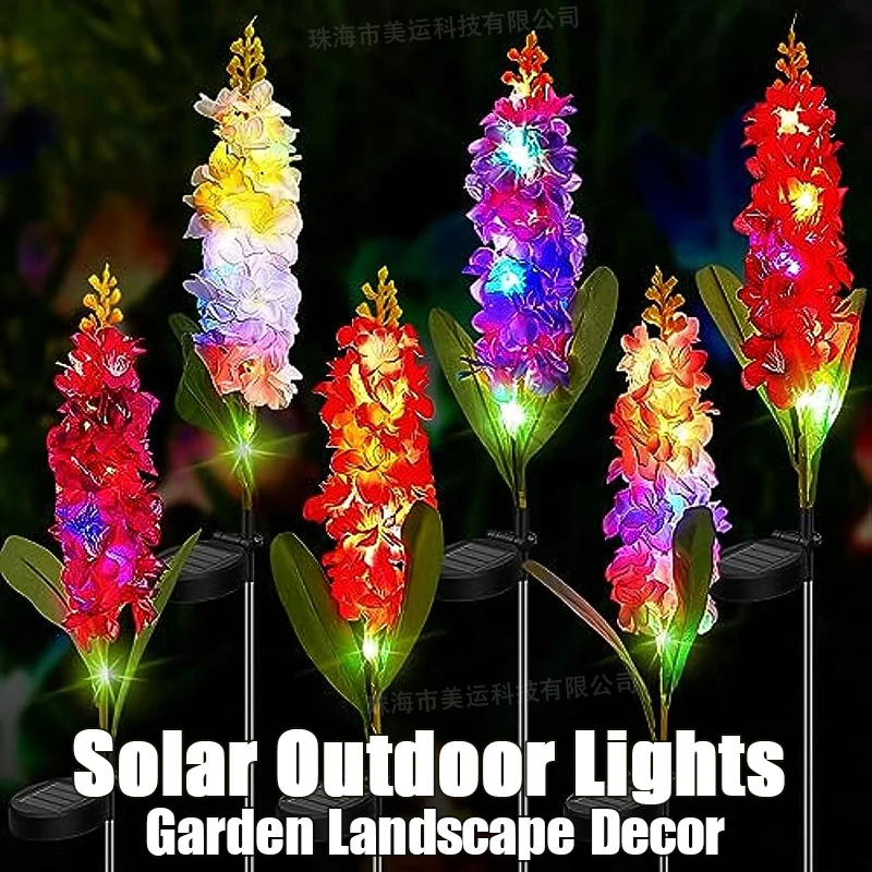 2Pcs Outdoor Solar Lights Violet Flower Waterproof LED Powered Landscape With Panel For Patio Yard Villa Garden Lawn Decor Lamps
2Pcs Outdoor Solar Lights Violet Flower Waterproof LED Powered Landscape With Panel For Patio Yard Villa Garden Lawn Decor Lamps