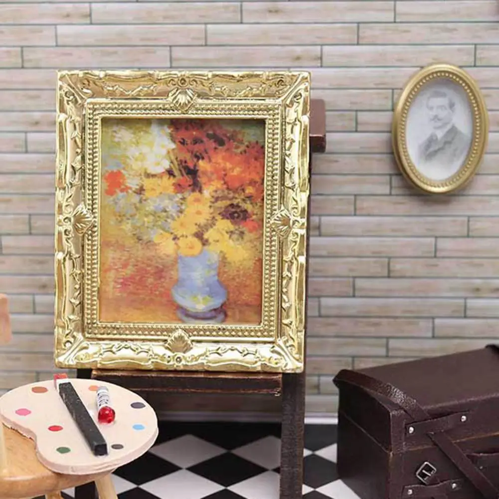 Mural Model Creative Plastic High Simulation Mini Wall Picture Kids Gift for Playing Dollhouse Mural Dollhouse Painting
Mural Model Creative Plastic High Simulation Mini Wall Picture Kids Gift for Playing Dollhouse Mural Dollhouse Painting