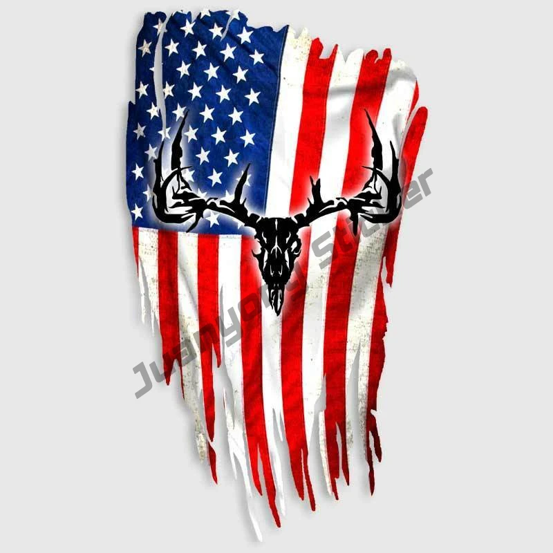 American Flag Deer Skull Hunting Decal Window Truck Gun Safe Taxidermy Sticker Funny Windshield Auto JDM Refit Creative Sticker
American Flag Deer Skull Hunting Decal Window Truck Gun Safe Taxidermy Sticker Funny Windshield Auto JDM Refit Creative Sticker