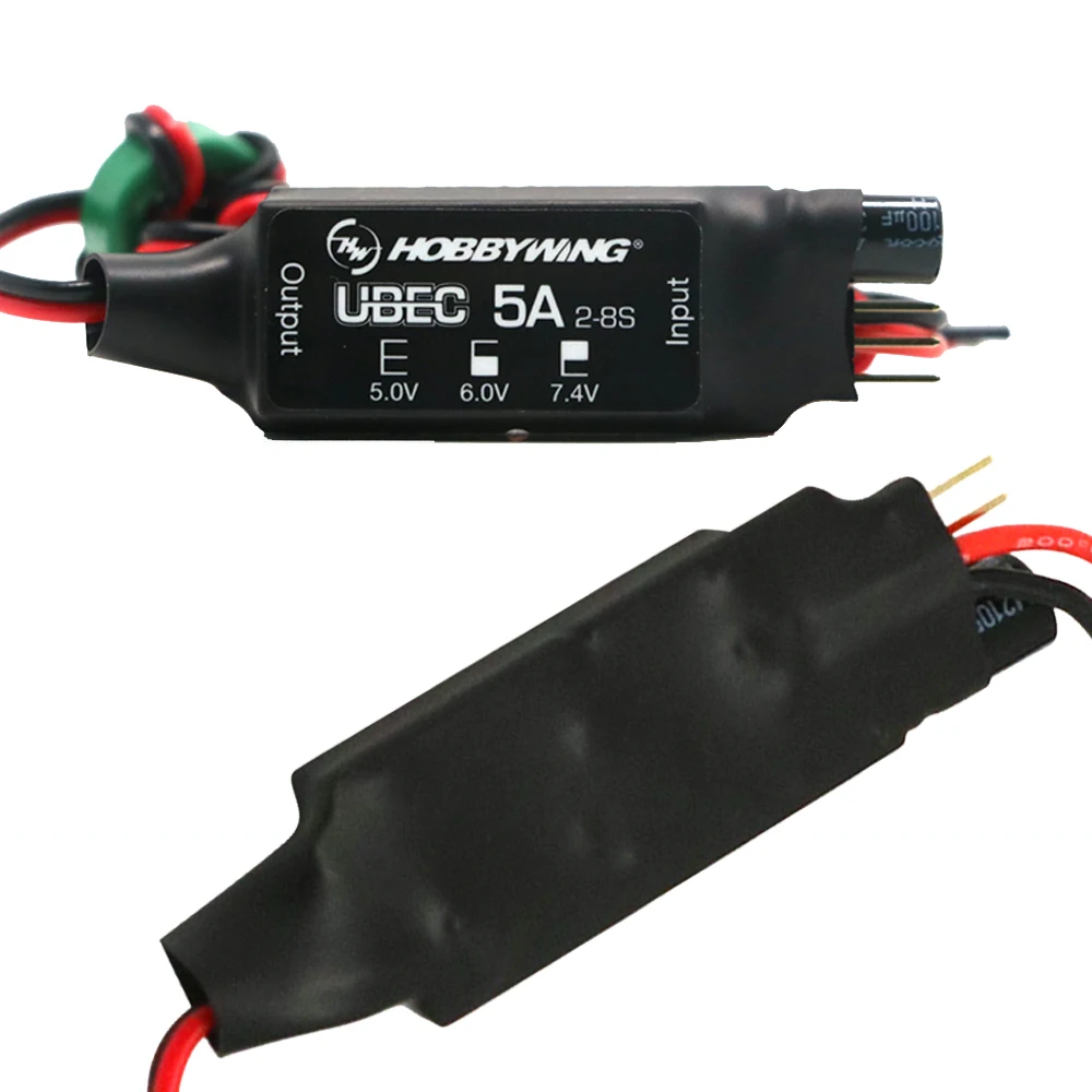 Hobbywing модуль регулятора высокого напряжения 5A Ubec 2-8S 5V 6V 7,4 V 5A Регулируемый BEC для радиоуправляемых автомобильных запчастей
Hobbywing модуль регулятора высокого напряжения 5A Ubec 2-8S 5V 6V 7,4 V 5A Регулируемый BEC для радиоуправляемых автомобильных запчастей