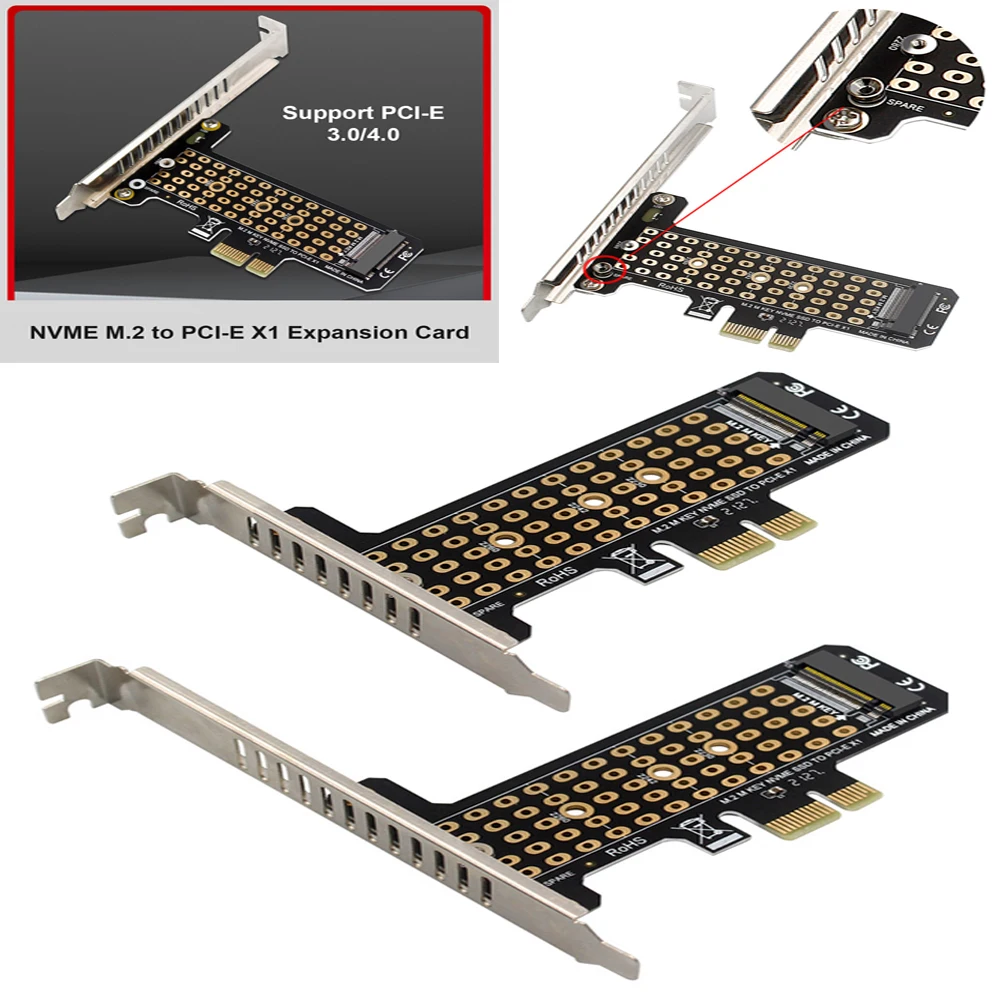 Адаптер SSD M2 NVME на PCIE X1 с высокой перегородкой/перегородка высокой высоты, поддержка SSD, внешняя поддержка/3,0 ПК, компьютерный преобразовател...
Адаптер SSD M2 NVME на PCIE X1 с высокой перегородкой/перегородка высокой высоты, поддержка SSD, внешняя поддержка/3,0 ПК, компьютерный преобразовател...