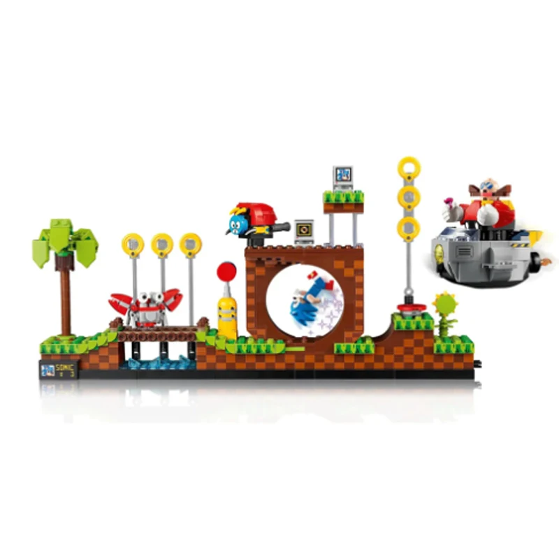 Sonic 2022 New Movie & TV Game Green Mountain 21331 Building Block Kit Set Kids Toys Kids Birthday Gift
Sonic 2022 New Movie & TV Game Green Mountain 21331 Building Block Kit Set Kids Toys Kids Birthday Gift